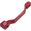 Reverse Scheibenbremsen Adapter PM-PM von 160 auf 180mm rot