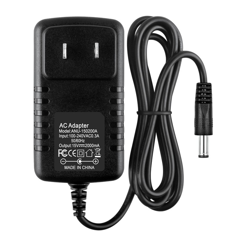 Acdctek 15V 2A DC Power Supply Charger (Input AC 100-240V