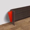 Vinyl Wall Base Baseboard Molding Trim 4" Flexible Self Adhesive