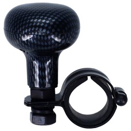 RoadPro RPSPN4 Steering Wheel Spinner Knob for Cars Trucks Semis - Carbon Gray