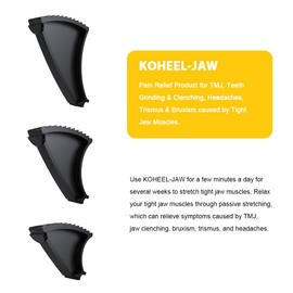 KOHEEL JAW Schmerzlinderung für CMD, Kieferverspannungen, Zähneknirschen, Kopfschmerzen, Trismus & Bruxismus – Passive Dehnung zur Entspannung der Kiefermuskulatur (3 Stück)