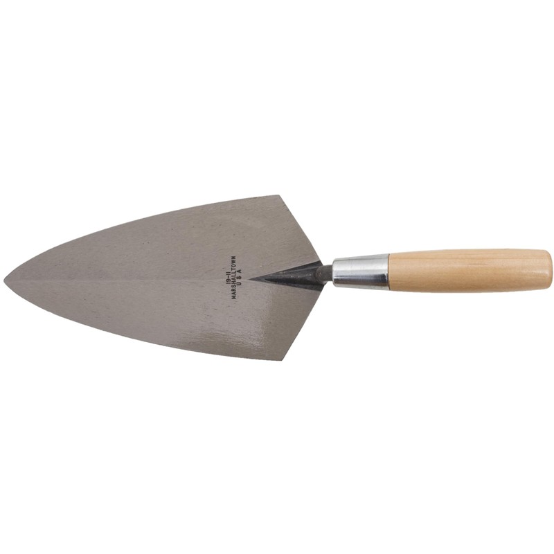 MARSHALLTOWN Brick Trowels, Philadelphia Style, 10 x 5 Inch, Wooden