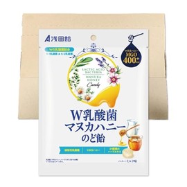 浅田飴 W乳酸菌マヌカハニーのど飴 60g PSJBOX のど飴