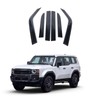 Car Side Window Visor Deflector Compatible with Toyota Land Cruiser