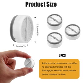 3 PCS HUMIDX(Plus) Accessories Compatible with AirMini and N20 Connector, Relieve Dryness Issues (Only Humidifier)