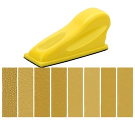 Micro Sander Paper Kit,81PCS Wet Dry Sandpaper-Grit 60 80 120 180 240 320 400 600,3.5”x 1”Hand Detail Sanding Block with Hook and Loop for DIY Crafts Wood Metal Tight Narrow Spaces