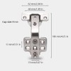 2 Pieces 135 Degree Corner Cabinet Door Hinge Kitchen Bathroom