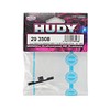 Hudy 1/8 Off-Road Aluminum Double Arm Servo Horn (Black) (24T-Hitec)