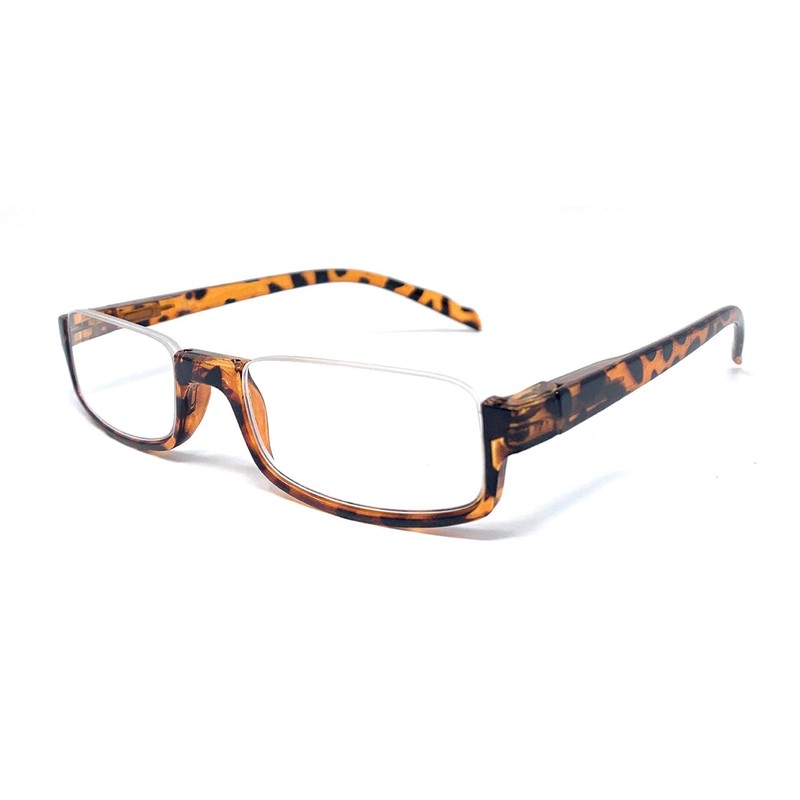 The Modesto Semi-Rimless Half Reader Half Moon Reading Glasses for