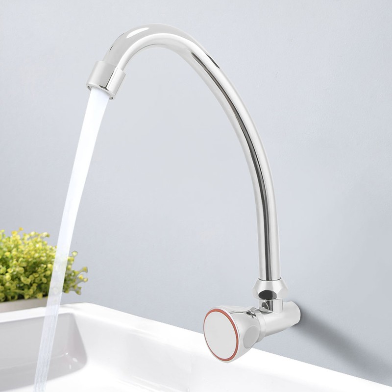 G1/2in Zinc Alloy Wall Mounted Single Hole Sink Cold Tap