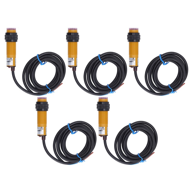 5Pcs Infrared Photoelectric Switch Sensing Range 5 to 30cm Adjustable