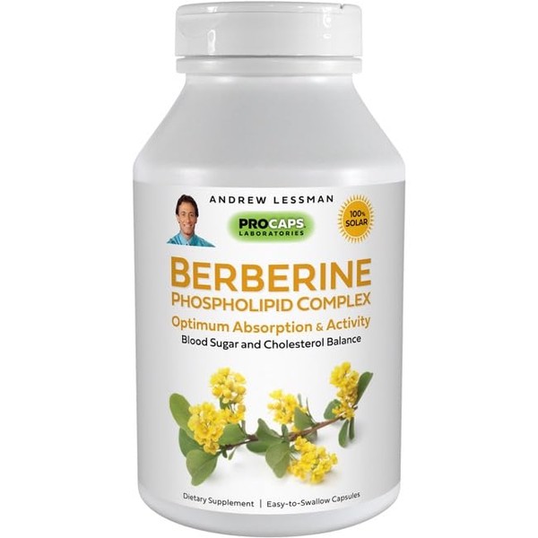 ANDREW LESSMAN Berberine Phospholipid Complex 30 Capsules - Barberry Root