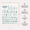 Pop Chart | New York City Buildings Poster | 16"