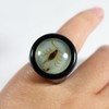 REALBUG Golden Scorpion Black Ring Size 6