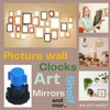 laffeya Picture Hanging Marker, Keyhole Marker Picture Hanger with Level