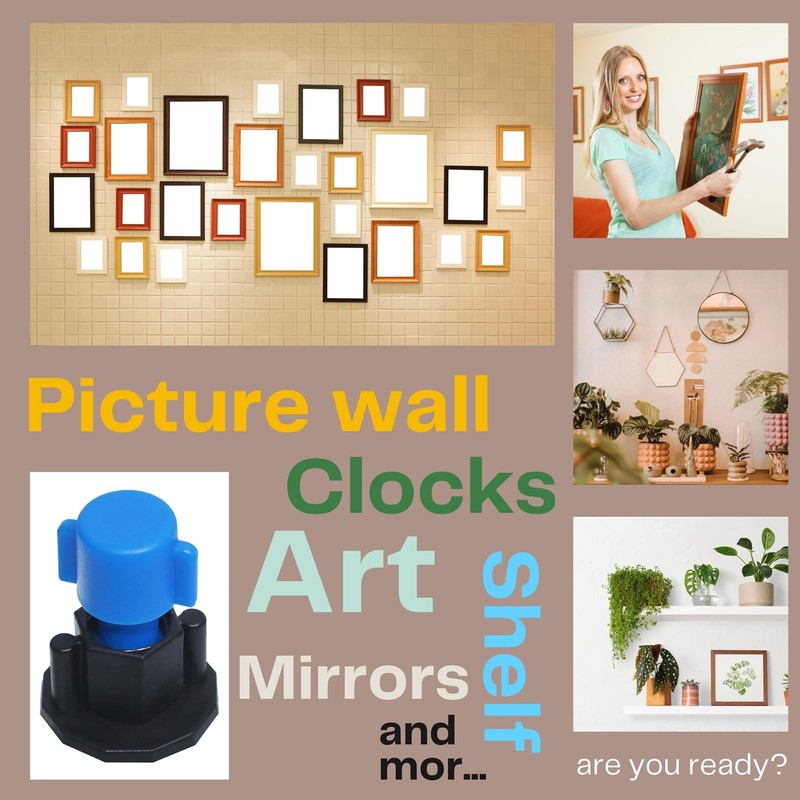 laffeya Picture Hanging Marker, Keyhole Marker Picture Hanger with Level