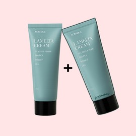 Ekrik (1+1) Ecrique Lamelta Cream 80ml Soothing moisturizing for sensitive skin / (1+1) 에크리크 라멜타크림 80ml 예민 민감피부 진정 보습