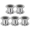 HARFINGTON 5pcs 2GT Idler Pulley 5mm Bore 18mm Dia. Aluminum