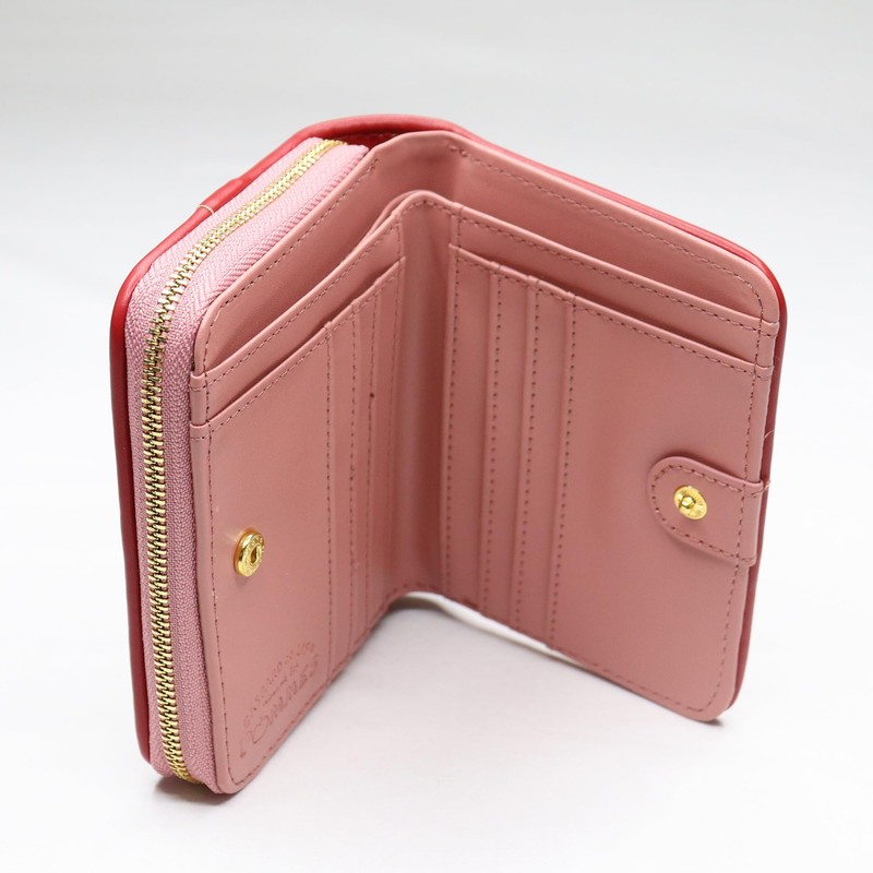 Lisa and Gaspard Women's Bifold Wallet, Popular, Character, Lisagas, Apple