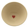 Sensitsu Kobo 52026 Zuko Kiln Polka Dot Heart Rice Bowl,