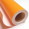 DIYAH 4D Orange Carbon Fiber Vinyl Wrap Sticker with Air