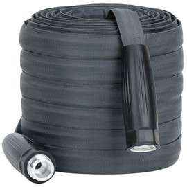 LINEX Lightweight Garden Hose 50 ft Ultra Flexible, Kink-Free for Outdoor Water Hose Non-Expanding, Burst-Resistant, Heavy Duty RV Hose 5/8 inch