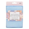 CALA - esponja de baño exfoliante, rectangular (color azul)