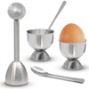 vibedor Egg Cups & Cracker Set of 5, 1 Stainless