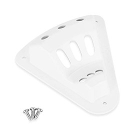 Camco 45504 White Triple Flag Holder