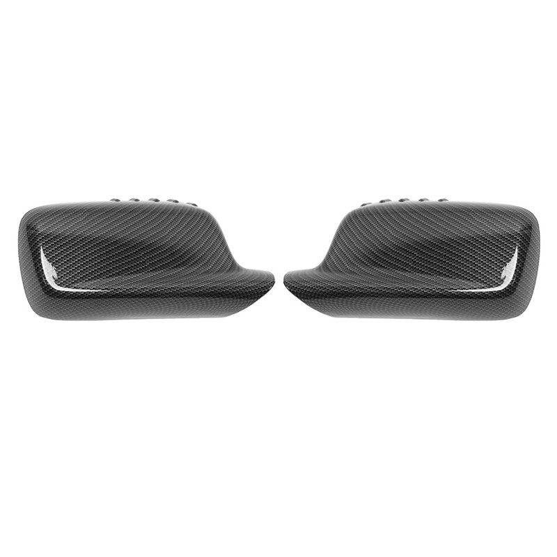 2pcs Rearview Wing Mirror Cover Housing for 3 Series E46