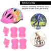 7pcs Kids Skating Bike Protective Gear Set Safety Helmet Knee