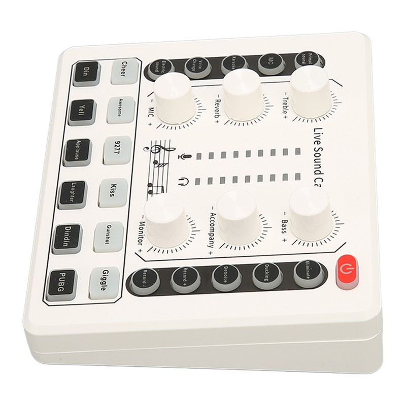 Live Sound Card Multiple Sound Effects Voice Changing Mini Sound