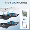 OFUSHO Water Filter Replacement (3 Packs) Compatible with W10295370A, EDR1RXD1,
