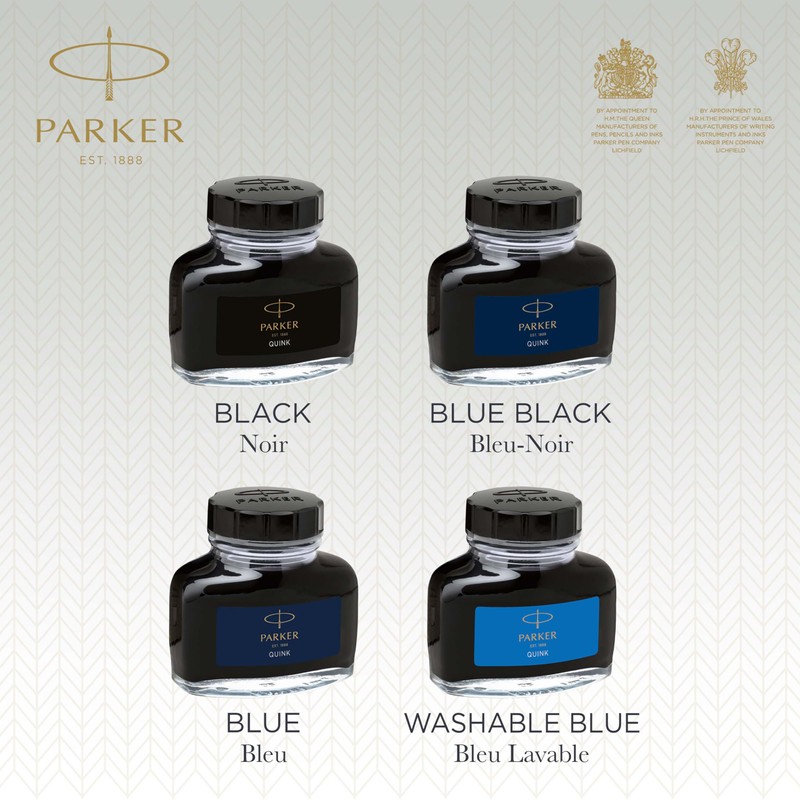 Parker flacone di inchiostro liquido Quink per penna stilografica |