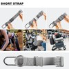 Elastic Jacket Gripper Travel Strap with D-ring Hooks and buckle,