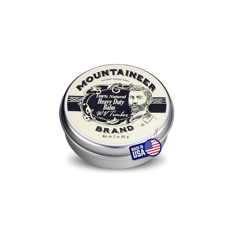 Heavy-Duty Beard Balm by Mountaineer Brand (2 oz) | Beard