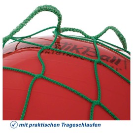 Ball Net for 3 Gymnastics Balls Storage Aid Transport Bag Hanging Green