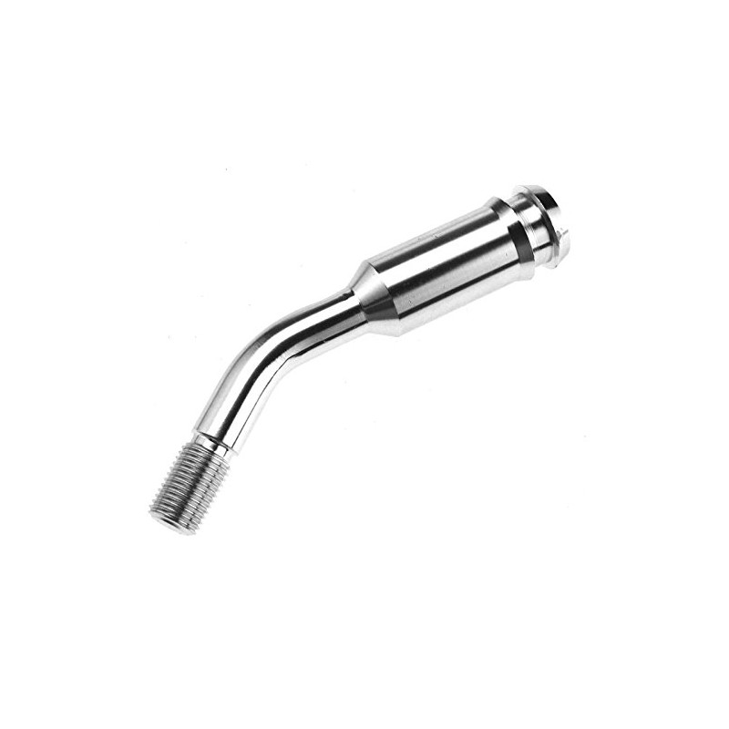 Create idea Car Silver Curved Gear Knob Extension Gear Lever