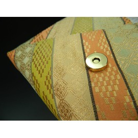 Nishijin House Introductory Set, Roomy Storage, Striped Pattern, Muslin Silk, Fakusa, Traditional Wrapping Cloth and Sweets Made by Nakagawa Masachichen Store, Tea Ceremony, Introduction Set