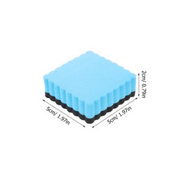 Operitacx 24 Stück Whiteboard-radiergummis Mit Wellenrand-design Radiergummi Für Whiteboard Kreidetafel Und Glas