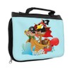 Toiletry Bag with Name Fiete and Animal Pirate Motif, Toiletry
