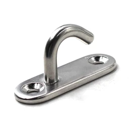 M5 Ceiling Hook Pad Eye Plate 305 Stainless Steel Wall Mount Hook Heavy Duty for Hanging (Pack of 8,Screws Included)