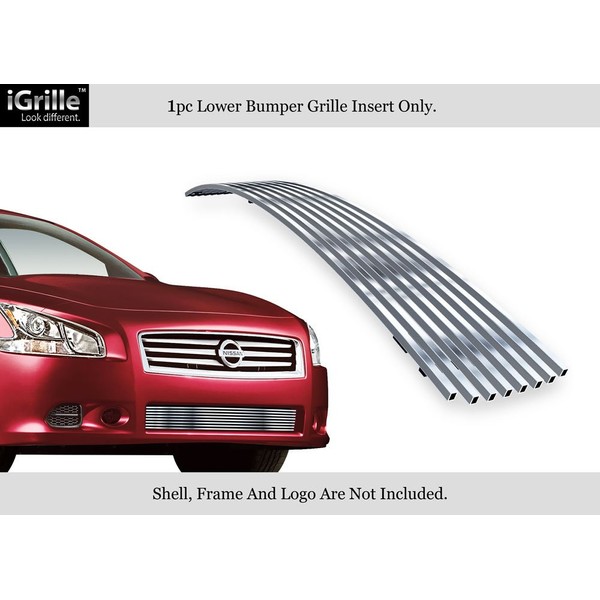 APS Compatible with 2009-2014 Maxima Bumper Stainless Steel Billet Grille