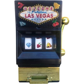 Slot Machine Magnet Pencil Sharpner Las Vegas Casino Party Decorations – Great for Themed Cake and Cupcake Toppers for Casino Night or Birthday Parties