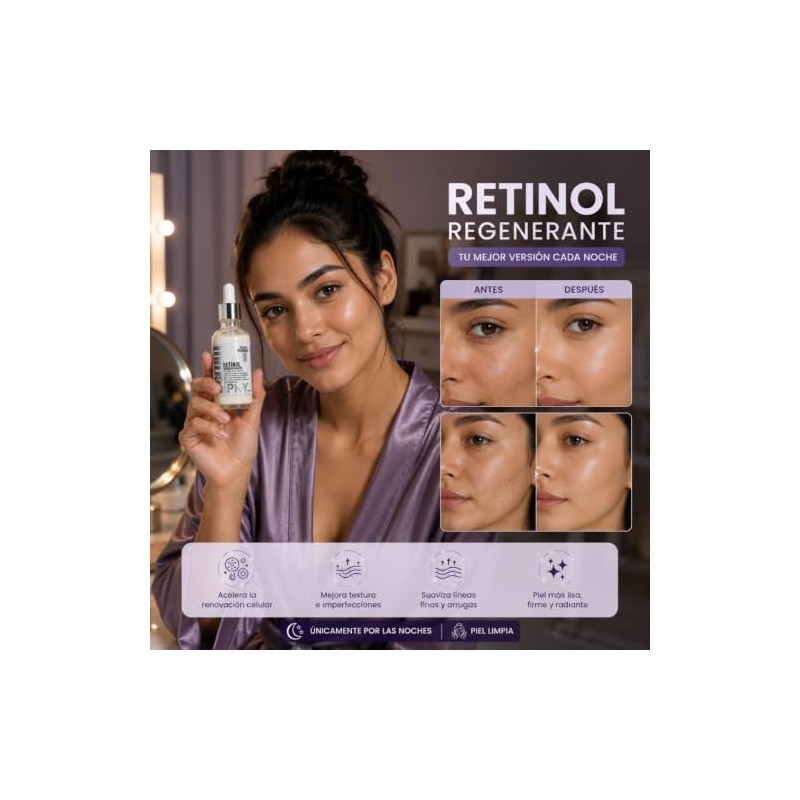 Serum de RETINOL Regenerante 50 ml.