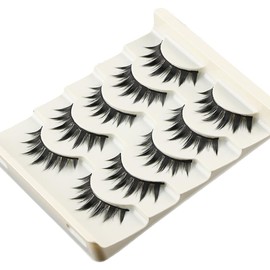 Fake Eyelash Hot Long Thick Beauty Makeup Fashion Natural for 5 Pairs/Set