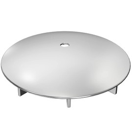 YUNSTK Duschabfluss Abdeckung, 112 mm Duschablauf Deckel, Chrom Duschdeckel fr Dusche und Badewanne fr 6958.99, Dusche Abfluss Abdeckung