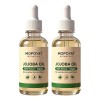 2pcs Aceite De Jojoba Puro Prensado En Fro Con Gotero