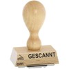 Kaufhaus2010 Office Stamp / Warehouse Text - GesCANNT - Beech