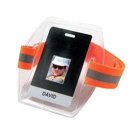 Ergodyne - 19951 Squids 3386HV High Visibility Arm Band ID/Badge Holder Hi-vis Orange